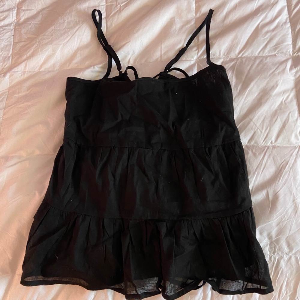 NWOT black Lulu’s blouse